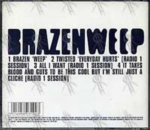 SKUNK ANANSIE - Brazen &#39;Weep&#39; CD1 - 2