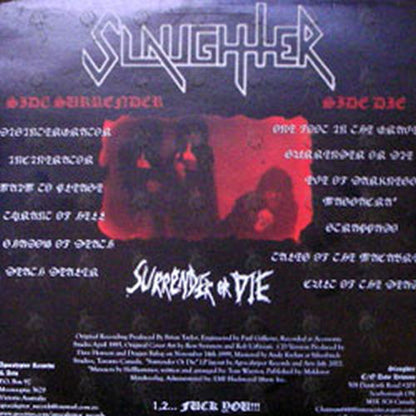 SLAUGHTER - Surrender Or Die - 2