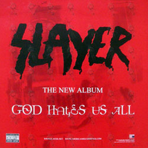 SLAYER - 'God Hates Us All' Promo Flat - 1