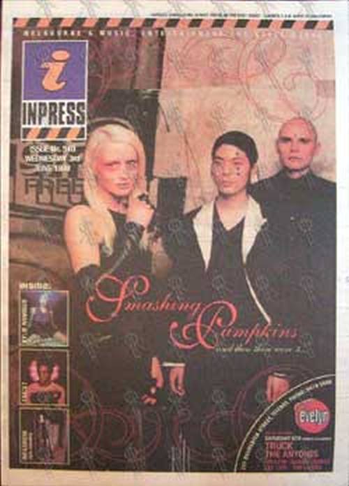 SMASHING PUMPKINS-- THE - &#39;Inpress&#39; - 3rd June 1998 - Smashing Pumpkins On Cover - 1