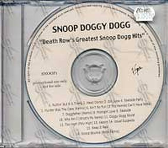 SNOOP DOGGY DOGG - Death Row's Greatest Snoop Dogg Hits - 1