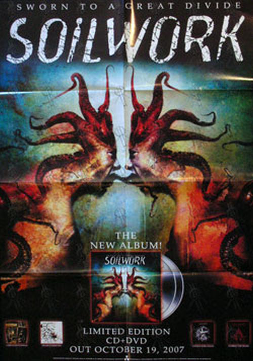 SOILWORK - 'Sworn To A Great Divide' Album Promo Poster - 1