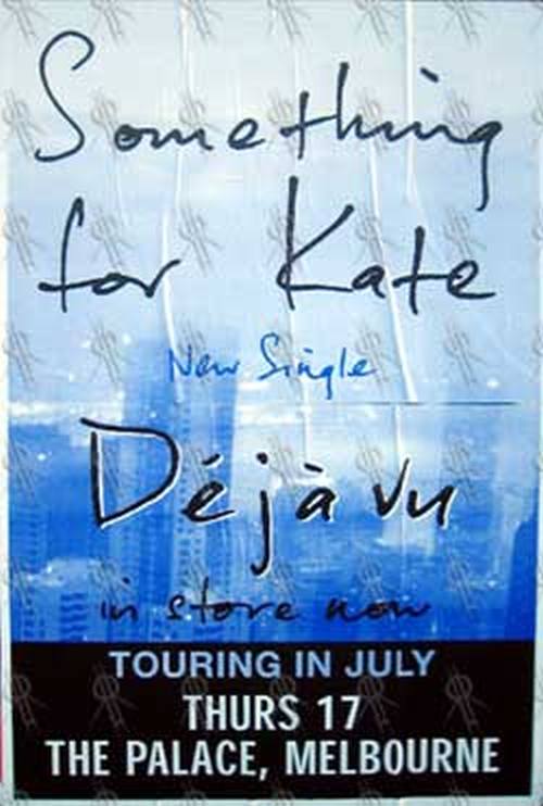 SOMETHING FOR KATE - &#39;Deja Vu&#39; CD Single Poster - 1