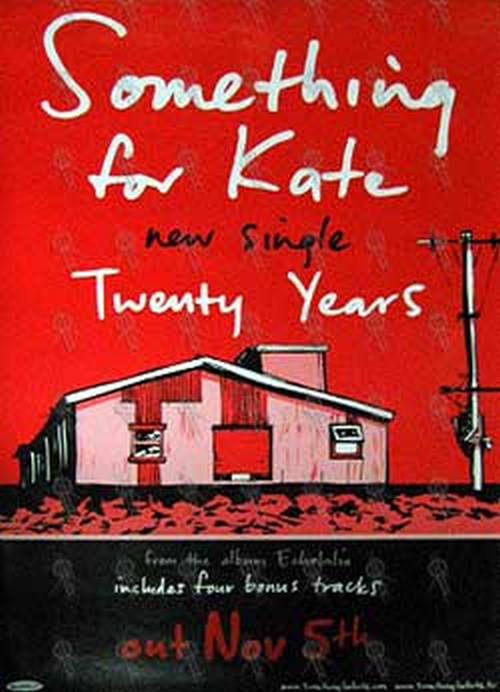 SOMETHING FOR KATE - &#39;Twenty Years&#39; Single - 1