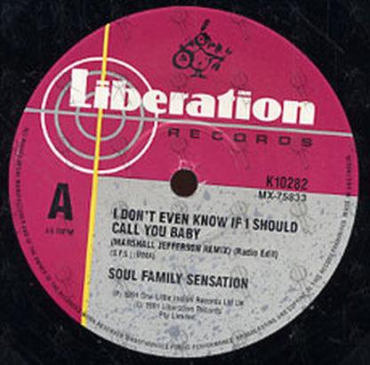 SOUL FAMILY SENSATION - I Don't Even Know If I Should Call You Baby - 3