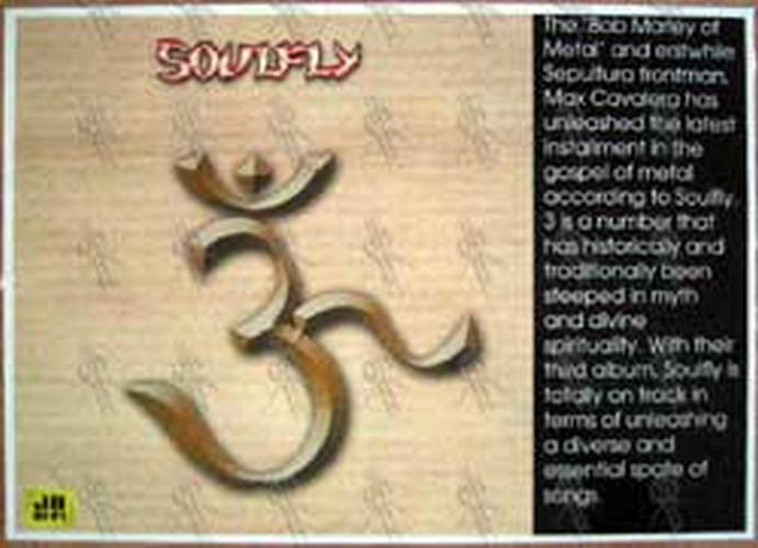 SOULFLY - &#39;3&#39; Album Record Store Promo - 1