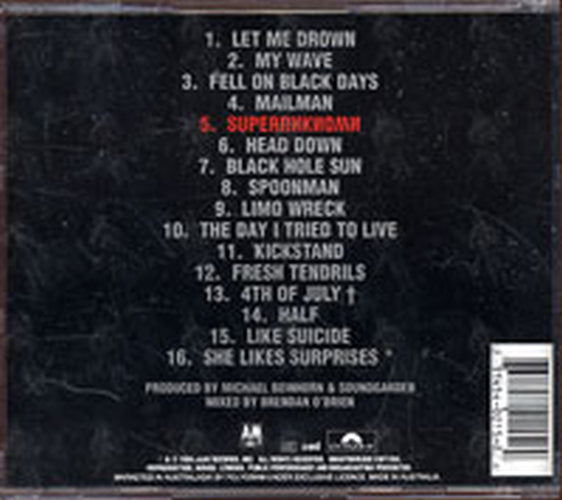 SOUNDGARDEN - Superunknown - 2