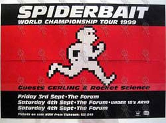 SPIDERBAIT - 'World Championship Tour 1999' Poster - 1