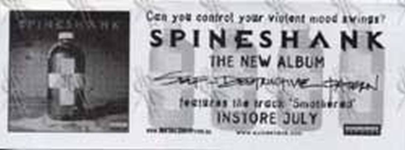 SPINESHANK - 'Self-Destructive Pattern' Album Sticker - 2