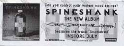 SPINESHANK - 'Self-Destructive Pattern' Album Sticker - 2