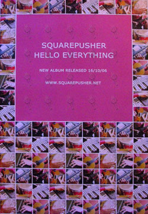 SQUAREPUSHER - &#39;Hello Everything&#39; Album Promo Poster - 1