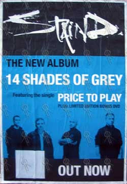 STAIND - &#39;14 Shades Of Grey&#39; Album Poster - 1