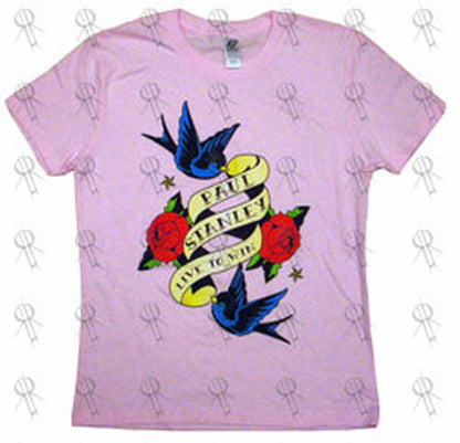 STANLEY-- PAUL - Pink 'Live To Win' Girls T-Shirt - 1