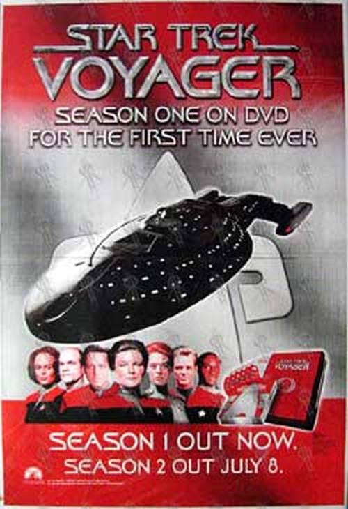 STAR TREK - &#39;Star Trek Voyager - Season One DVD&#39; Poster - 1