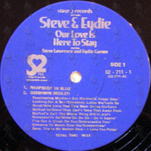 STEVE &amp; EYDIE - Our Love Is Here To Stay - 4