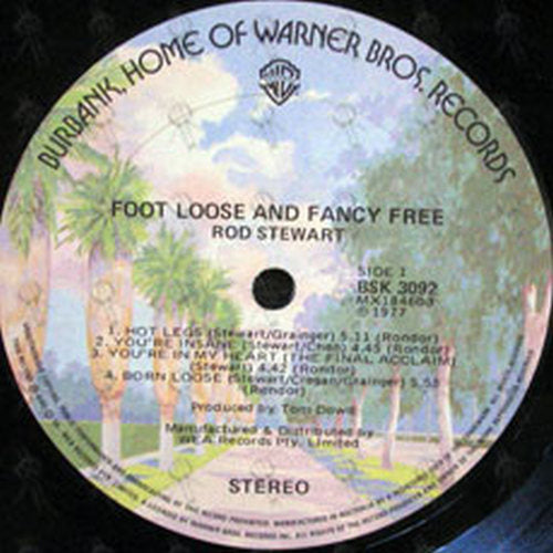 STEWART-- ROD - Foot Loose &amp; Fancy Free - 3
