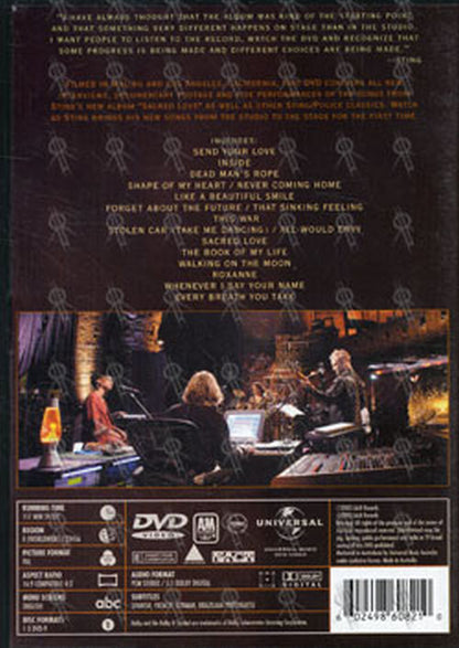 STING - Inside The Songs Of Sacred Love - 2
