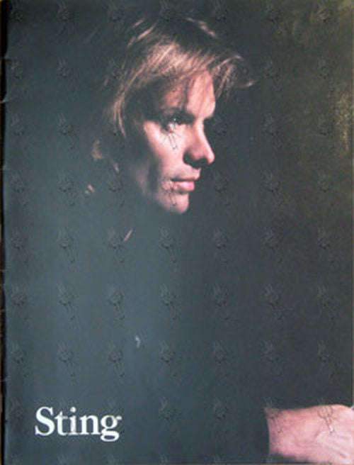 STING - 'Nothing Like The Sun' 1987/88 World Tour Program - 1