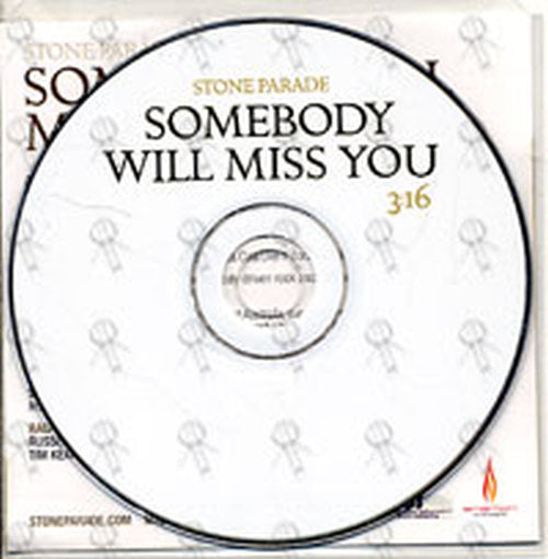 STONE PARADE - Somebody Will Miss You - 2