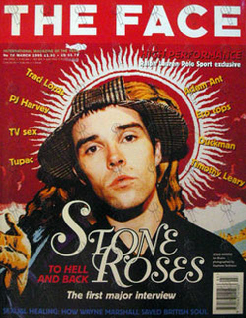 STONE ROSES-- THE - &#39;The Face&#39; - March 1995 - No. 78 - Ian Brown On Front Cover - 1