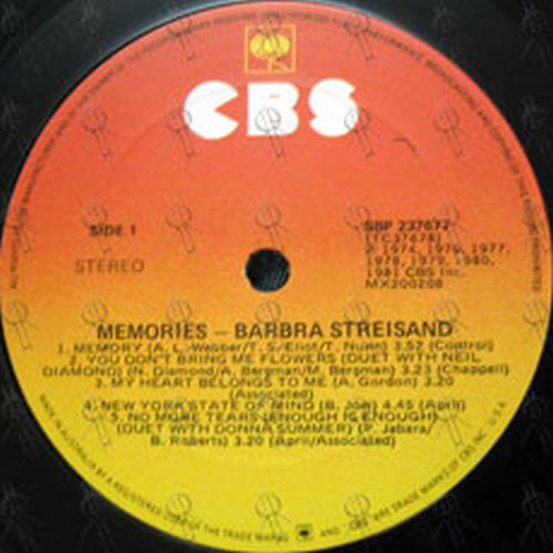 STREISAND-- BARBRA - Memories - 3