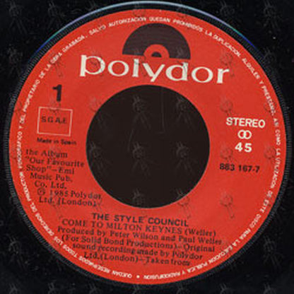 STYLE COUNCIL-- THE - Come To Milton Keynes - 3