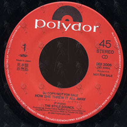 STYLE COUNCIL-- THE - How She Threw It All Away - 3