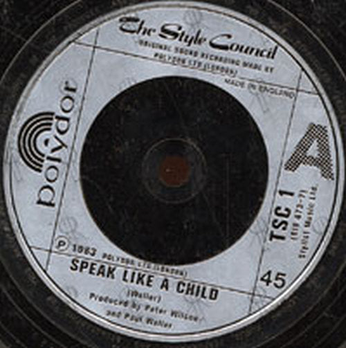 STYLE COUNCIL-- THE - Speak Like A Child - 3