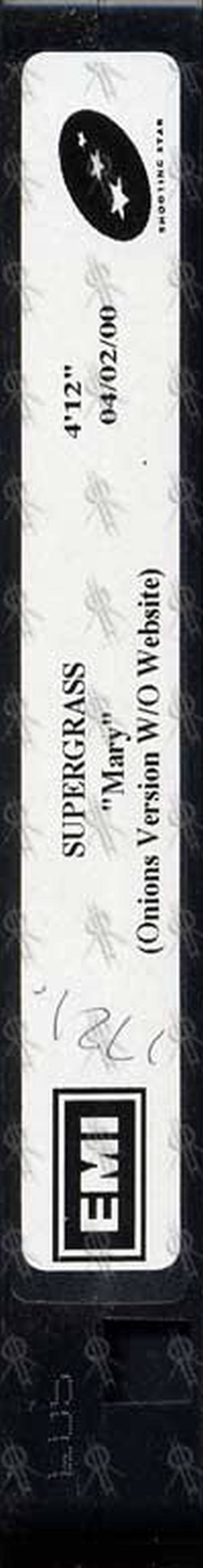 SUPERGRASS - Mary (Onions Version W/O Website) - 1