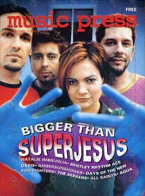 SUPERJESUS - &#39;Music Press&#39; - March 1998 - Superjesus on Cover - 1