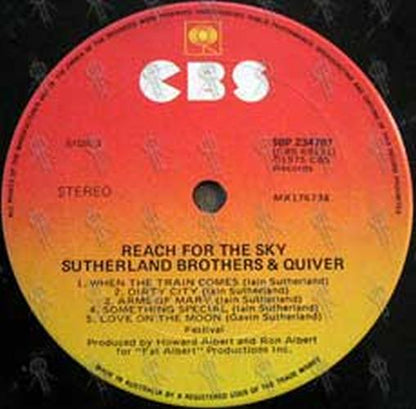 SUTHERLAND BROTHERS & QUIVER - Reach For The Sky - 3