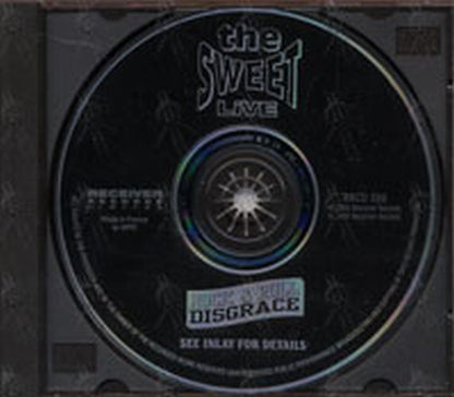 SWEET - Live: Rock & Roll Disgrace - 3