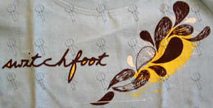 SWITCHFOOT - Light Blue Paisley Design Girls' T-Shirt - 2