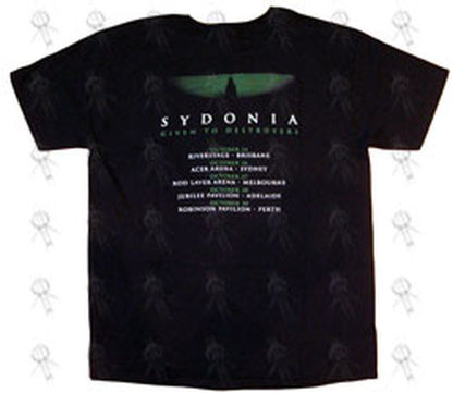 SYDONIA - Black '2008 Slipknot Tour' T-Shirt - 3