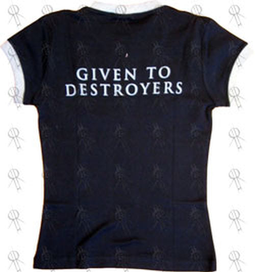 SYDONIA - Black &amp; Silver &#39;Given To Destroyers&#39; Girls T-Shirt - 3