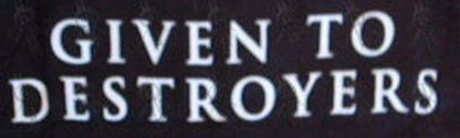 SYDONIA - Black & Silver 'Given To Destroyers' Girls T-Shirt - 4