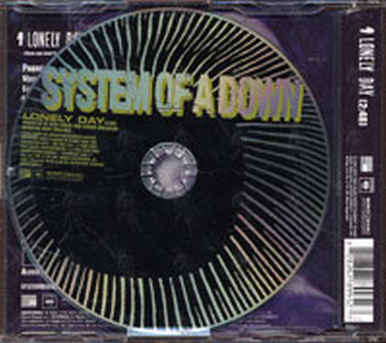 SYSTEM OF A DOWN - Lonely Day - 2