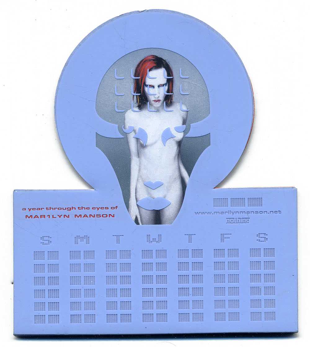 Marilyn Manson Calendar