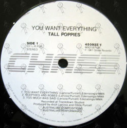 TALL POPPIES - You Want Everything - 3