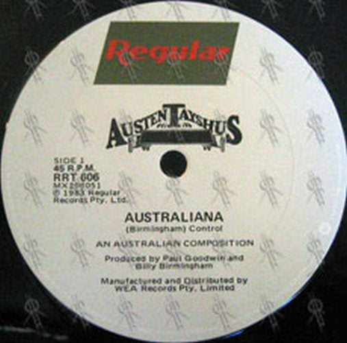 TAYSHUS-- AUSTEN - Australiana - 2