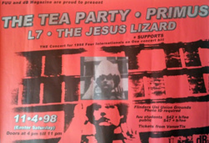 TEA PARTY-- THE - Sat 11 April