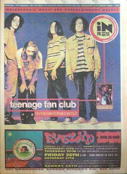 TEENAGE FANCLUB - 'Inpress' - 24th November 1993 - Teenage Fanclub On Cover - 1