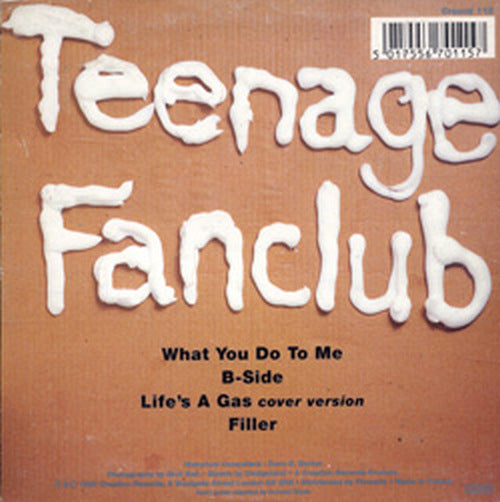 TEENAGE FANCLUB - What You Do To Me - 2