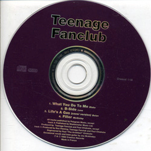 TEENAGE FANCLUB - What You Do To Me - 3