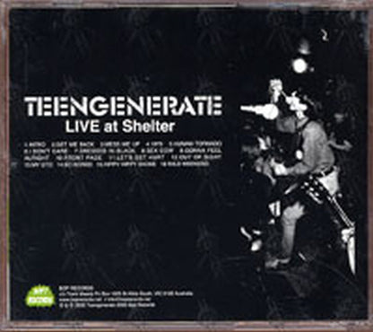 TEENGENERATE - Live At Shelter - 2