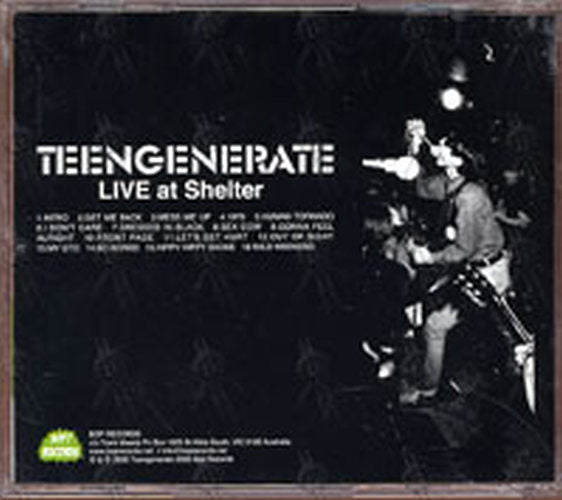 TEENGENERATE - Live At Shelter - 2