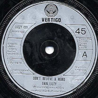 THIN LIZZY - Don't Believe A Word - 2