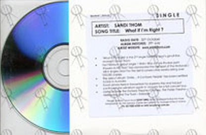 THOM-- SANDI - What If I'm Right - 2