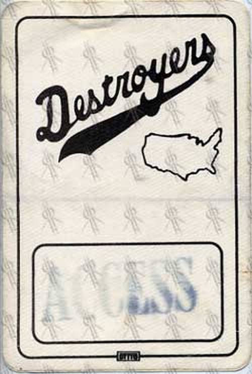 THOROGOOD &amp; THE DESTROYERS-- GEORGE - Tour Access Pass - 1