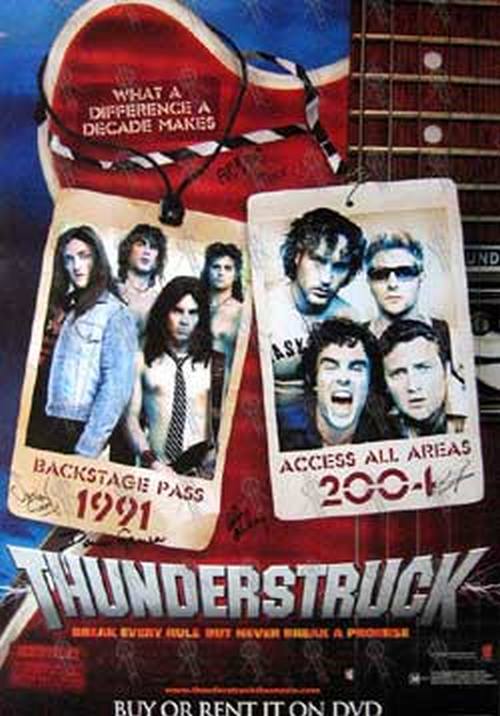THUNDERSTRUCK - 'Thunderstruck' DVD Poster - 1